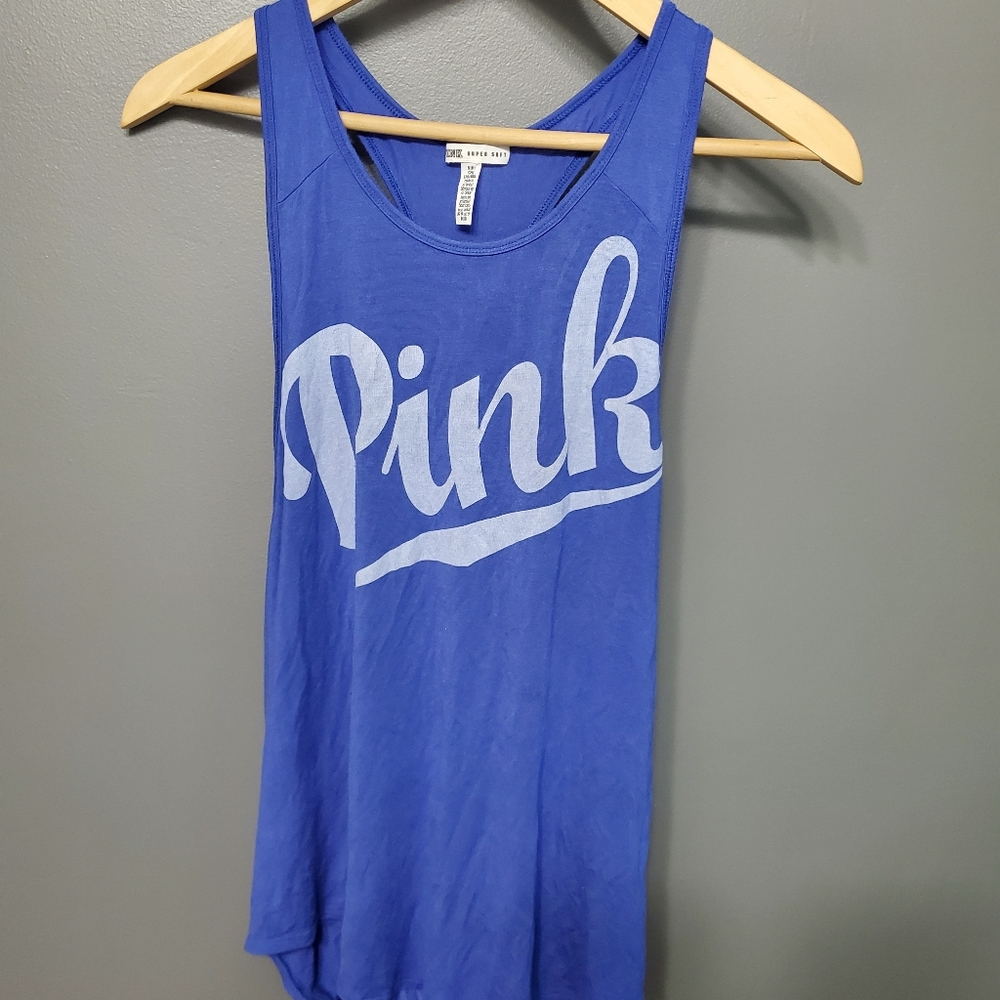 Victoria's Secret Pink Racer Back Tank Top -Super Soft